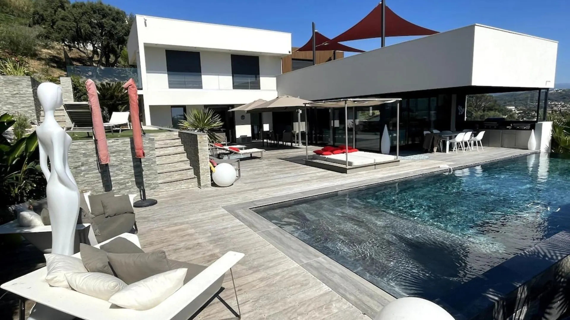 Villa Dezem-Infinity Pool-Near Cannes-Panorama-Ac Mandelieu-la-Napoule